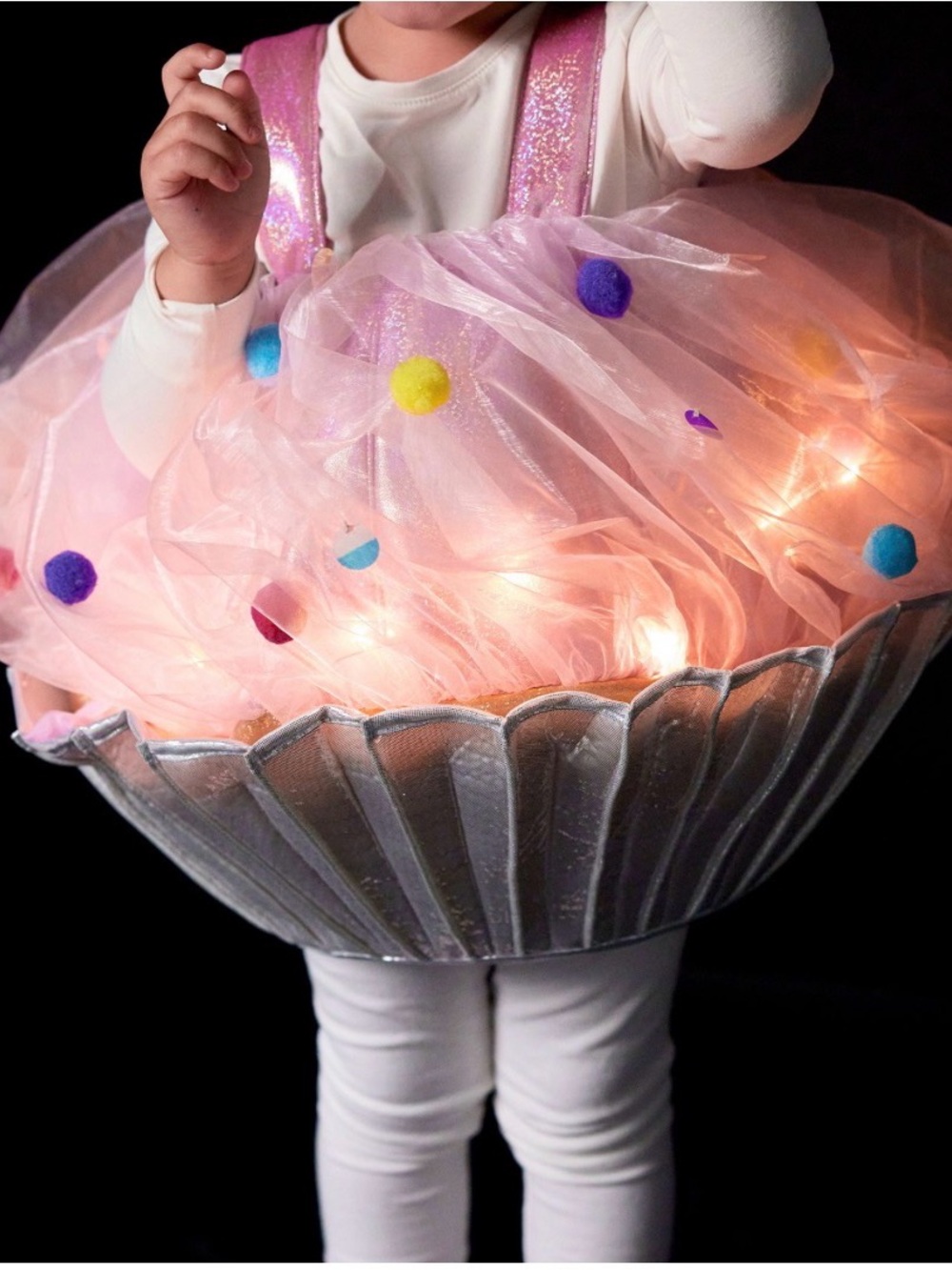 Pottery Barn Kids Pink Tulle Pom-Pom Halloween Costume
